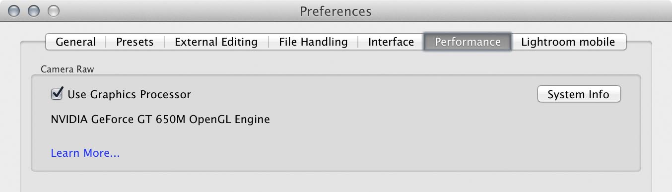 Enable GPU acceleration in the new Performance tab in the Preferences.
