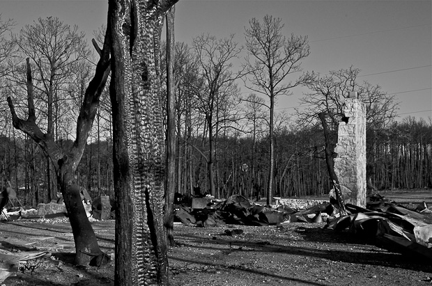 Bastrop fire distruction and cleanup © 2011 Jay Allison